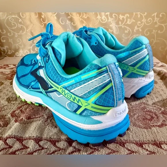 Brooks Ravenna 7 Womens Size 8.5 Blue Green Training Running Shoes Like New - Picture 5 of 14
